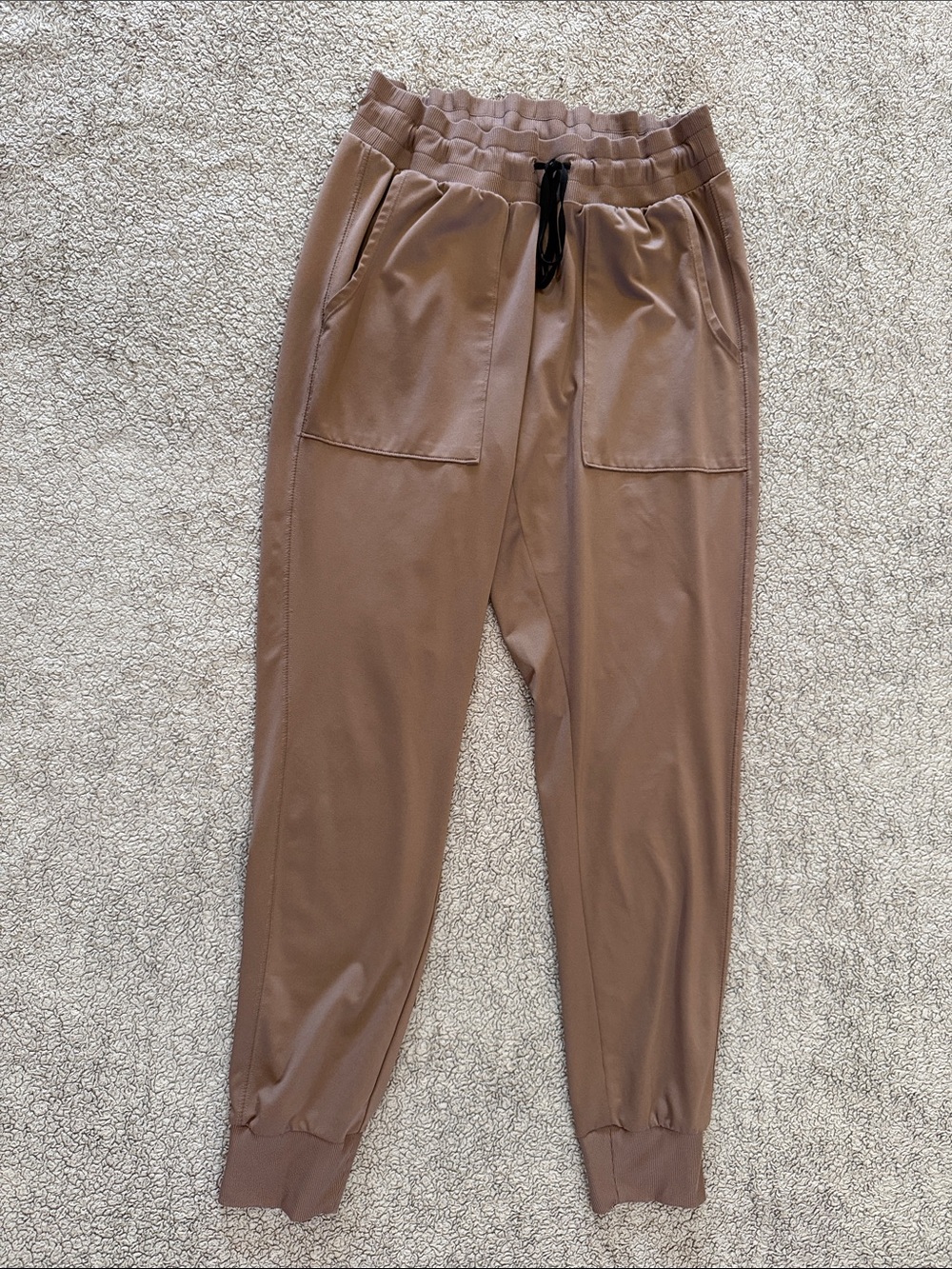 Zella Women's Taupe Jogger Pants with Drawstring